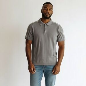 NWT Men's Gray Polo Shirt